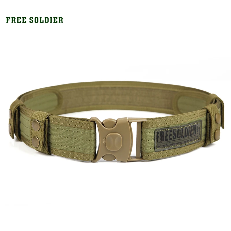 

FREE SOLDIER Outdoor camping hiking sport 100% teflon tactical belt men accessories belt