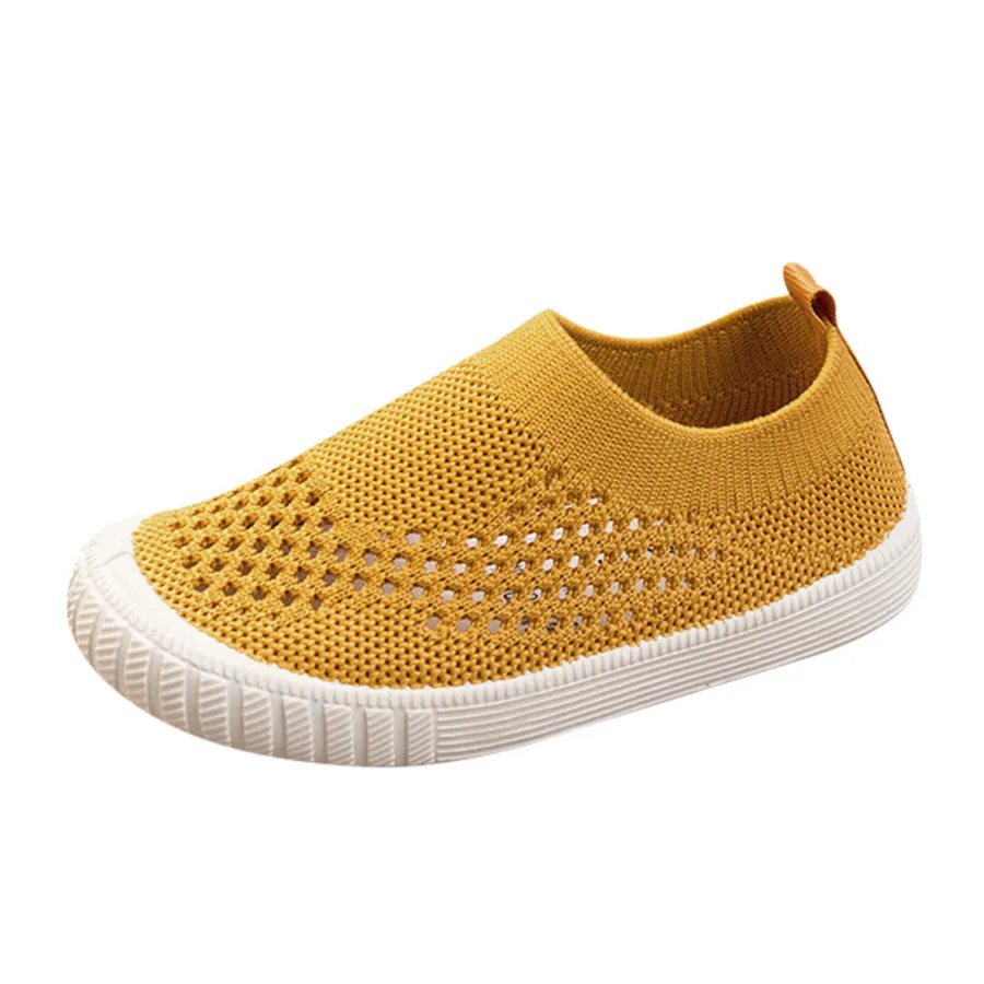 2019 breathable kids sneakers flying woven kids sneakers boys explosion models hollow mesh soft bottom kids sneakers girls 40J24 (17)