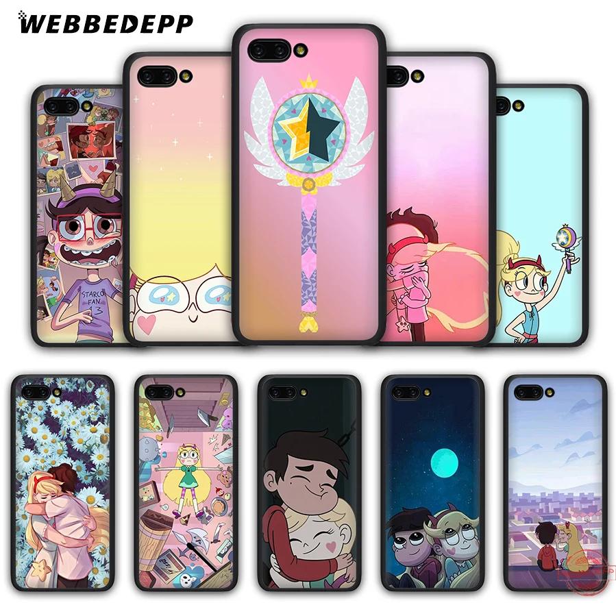 

WEBBEDEPP Star vs The Forces of Evil Soft Case for Honor 20 10 9 9X 8 Lite 8C 8X 7X 7C 7A 3GB 6A Pro View 20