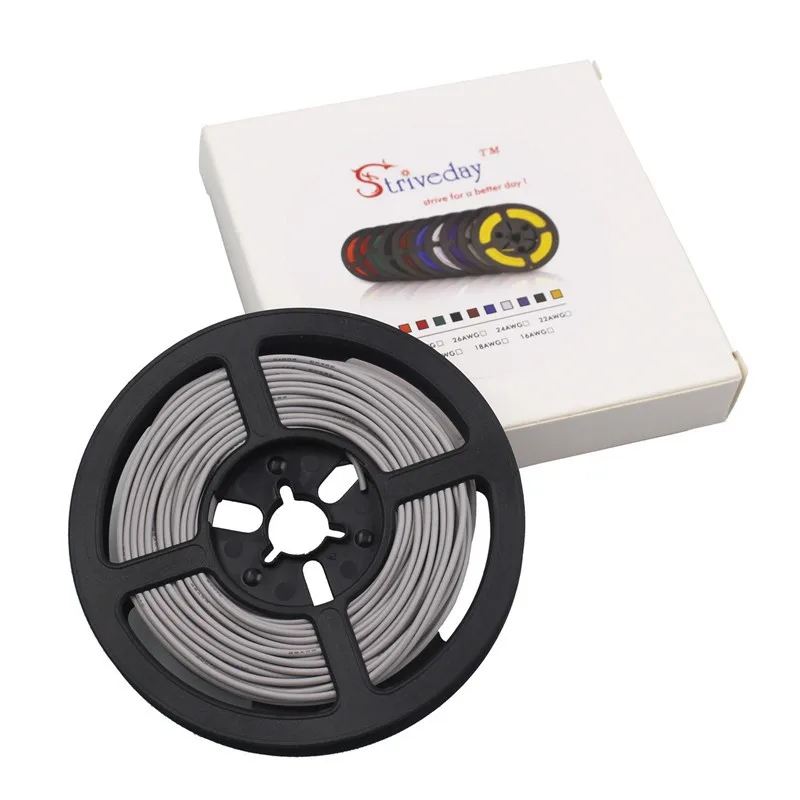Гибкая силиконовая проволока 12AWG 20 м медная луженая многожильный провод 680/4 5 TS