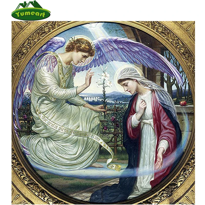 Zimal 5D Diamond Painting Kit - Religious Notre Cross Design, 11.8x15.8 Inch Full Drill