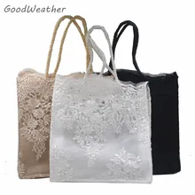 Bolso pequeño de diseño de encaje con estampado de flores para fiesta de boda, 2 tamaños, 4 colores, bolso de mano floral para mujer, bolsos vintage de lujo de alta calidad para mujer