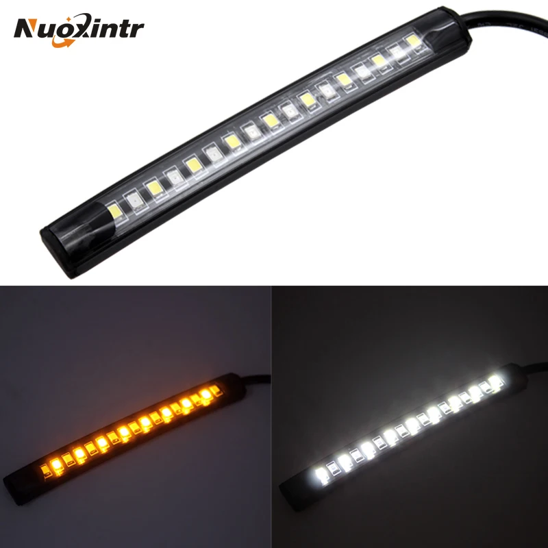 

For Nuoxintr Universal Flexible Brake Tail Led Strip Motorcycle Tail Light Stop Light Led Turn Signal License Plate Strip