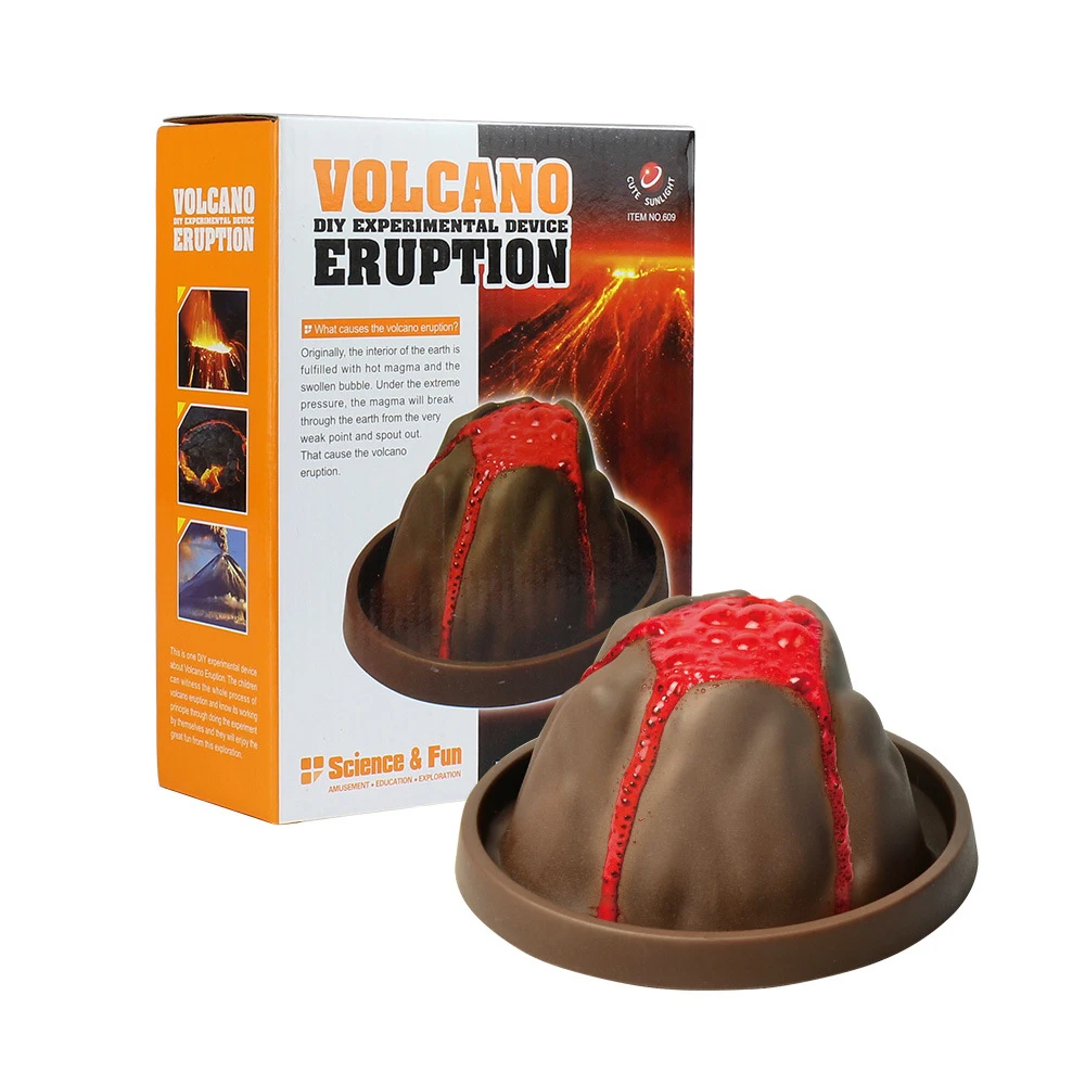 

Kids DIY Science Exploring Toys Small Chemistry Learning Toys Educational Volcano Eruption Physical Chemical Experiment Kit Gift