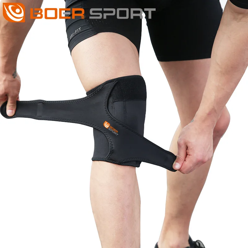 Goedkoop 1 stuks Kniebrace Ondersteuning Sport Veiligheid Kniebeschermers Artritis Orthopedische Spalk Kniegewricht Been Compressie Mouw Tennis Kneepad