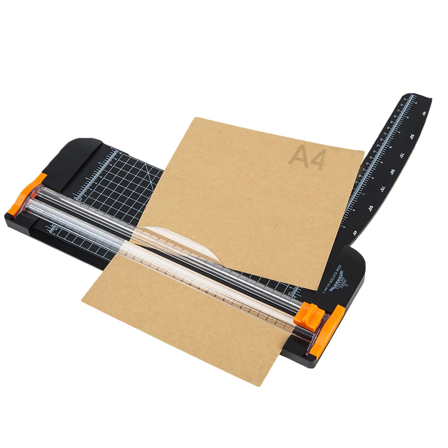 A4 триммер для бумаги гильотина для резки бумаги с безопасности защиты гильотина сбоку линейка для Стандартный резки Бумага этикетки с фото