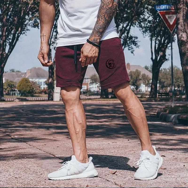 Men`s Casual Shorts Sexy Sweatpants Male Gym Short (11)