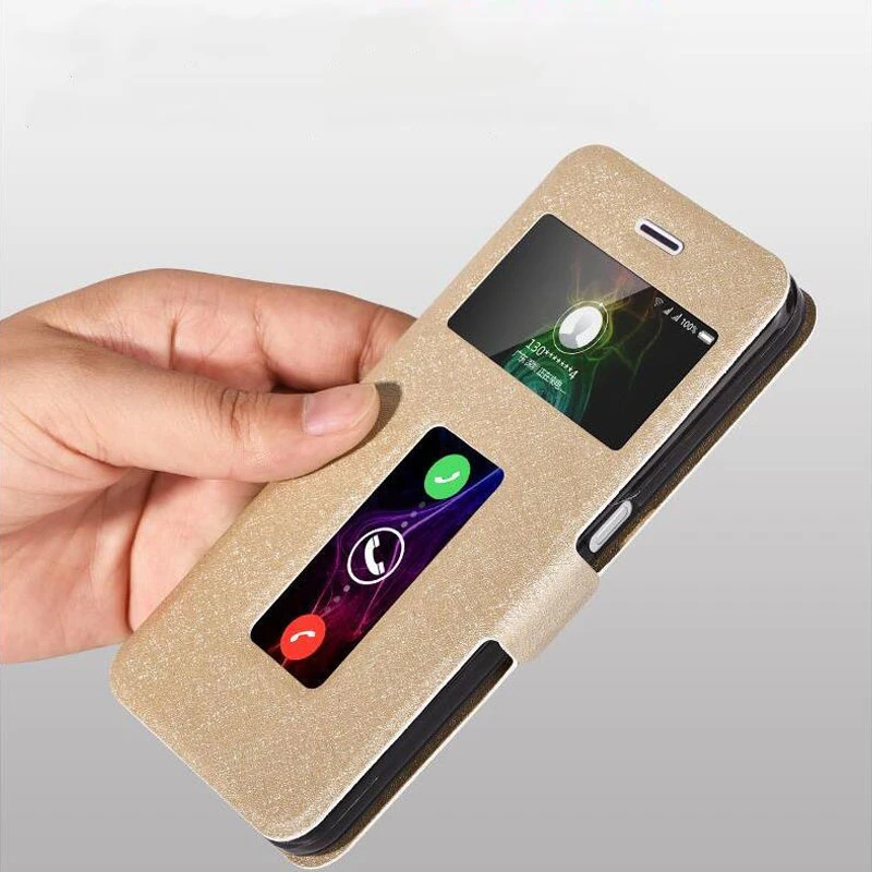 Leather Case For Zte Blade V7 Lite Capa View Window Flip Cover For Zte Blade V07 Stand Cover V7lite Phone Bag Cases Case For Zte Blade Leather Casecase For Zte