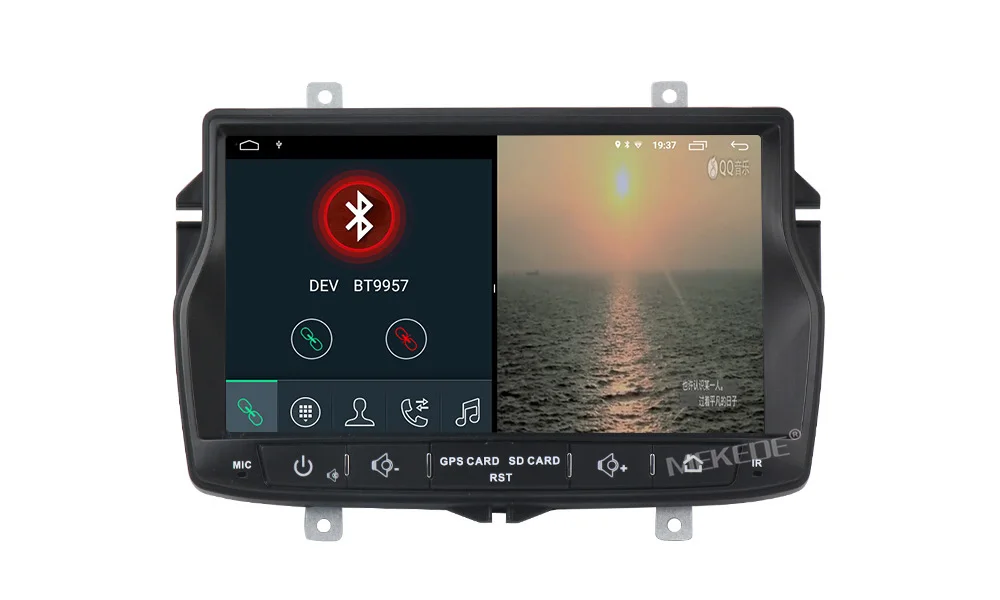 Best Russian menu!android 9.1 8cores car radio cassette player for Lada Vesta support GPS navigation WiFi Bluetooth TV SWC canbus 22