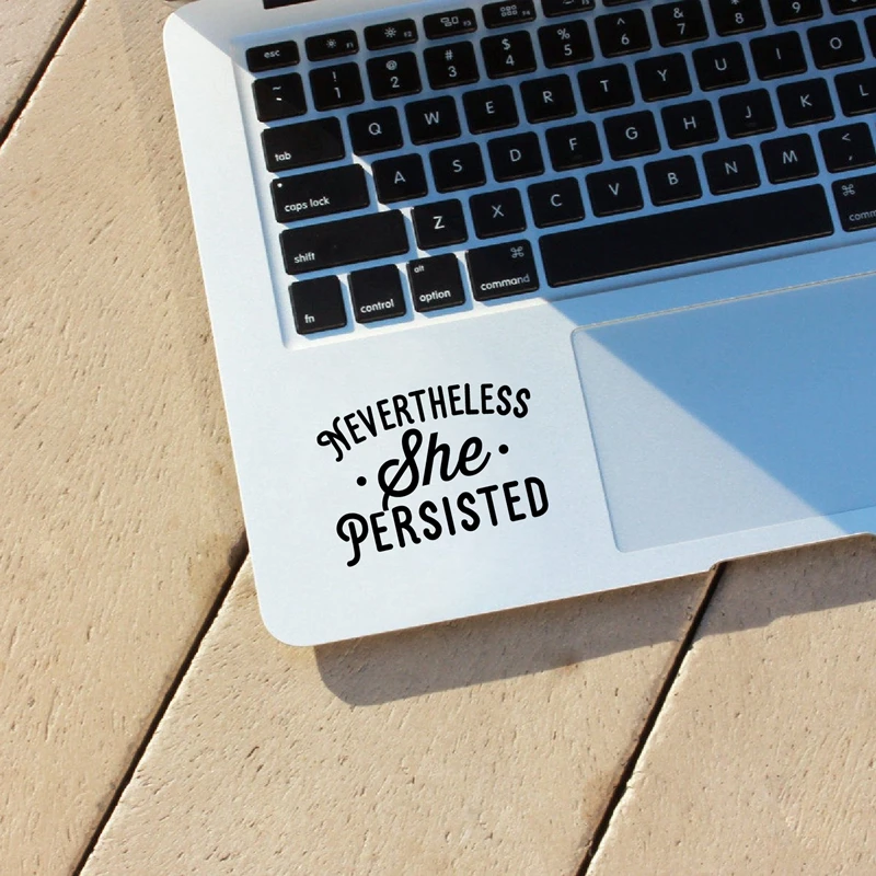 Nevertheless Laptop Vinyl Stickers