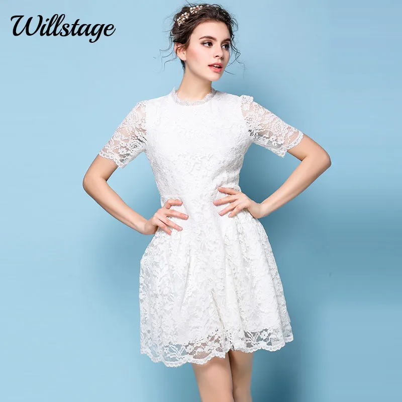 Midi Dress Macy's White Party Dress Mid Length Summer Dresses