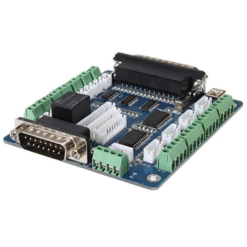 

1pc CNC Interface Board 5-axis Stepper Motor Control Board For Stepper Motor Driver Usefull Motor Controller