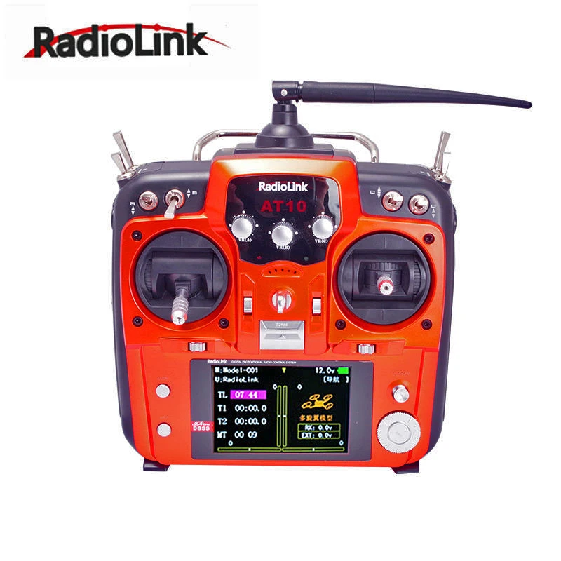 Передатчик с дистанционным управлением RadioLink AT9 AT9S AT10 II 2 4G 10CH R12DS модуль приемника