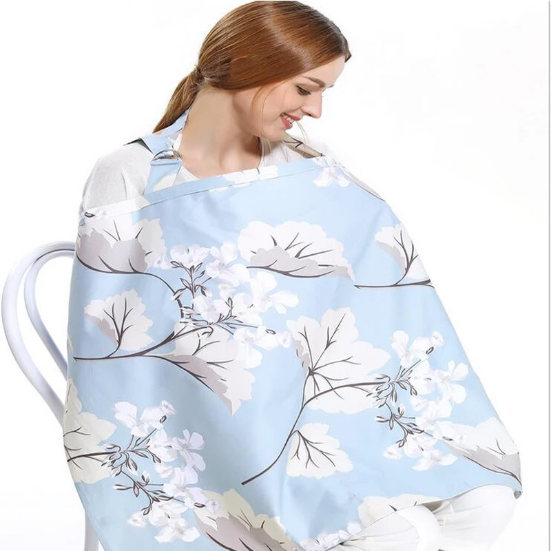 

Nursing Cover Feeding Cover Breastfeeding Cover Baby Infant Breathable 100% Combined Cotton Nursing Cloth Size 100*70cm