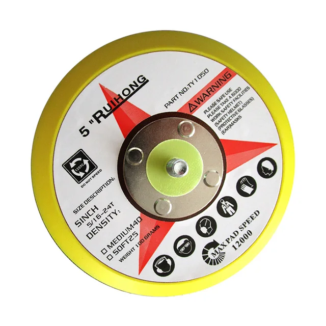 5 Inch Backup Sanding Pad Sander Backing Pad for Hook and Loop Sanding