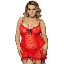 RL80130 New arrival backless V-neck sex lingerie hot Strap transparent lace red ropa erotica high quality sex products for women