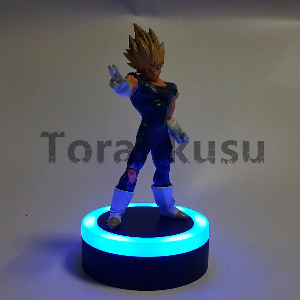 Фигурка Dragon Ball Evil Vegeta светодиодная основа ПВХ Драконий шар модель игрушки аниме Dragon Ball Z фигурка Вегета DBZ