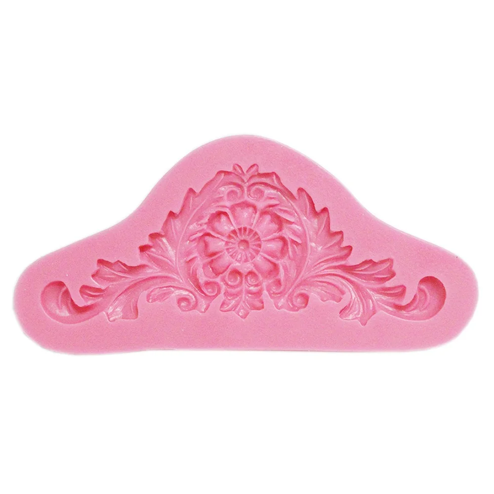 3D Baroque Crown DIY Sugarcraft Fondant Chocolate Silicone Cake Mold Decorating Tools Kitchen Baking Pastry Decor