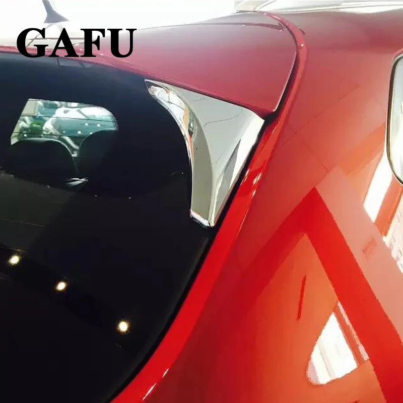 Боковой задний спойлер для Nissan Qashqai J11 2014 2015 2016 2017 хромированная крышка отделка