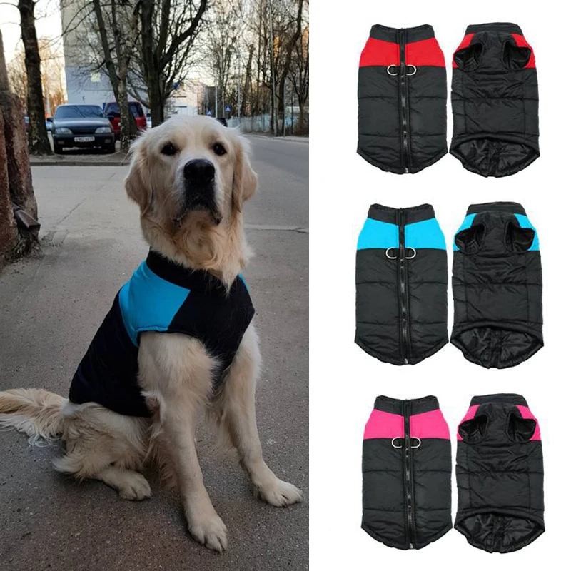 

Fashion Pet Dog Clothes Winter Dog Coat Waterproof Warm Big Large Dog Winter Coats Jackets Medium Small Pet Clothes S-5XL