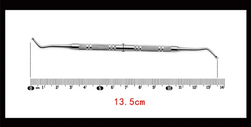 1 шт. вросшего ногтя палочка для чистки Paronychia Onychomycosis толкатель из нержавеющей стали Toenail Groove Picker двуглавый педикюрный крючок