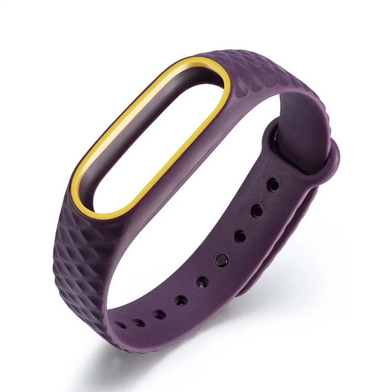 Сменный Браслет OOTDTY с ромбическим силиконовым ремешком для Xiaomi MI Band