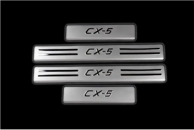 Prix pour La livraison gratuite de porte en acier inoxydable seuil plat d'usure 4 Pcs/ensemble de voiture accessoires CX-5 CX 5 CX5 Prix pour La livraison gratuite de porte en acier inoxydable seuil plat d'usure 4 Pcs/ensemble de voiture accessoires CX-5 CX 5 CX5