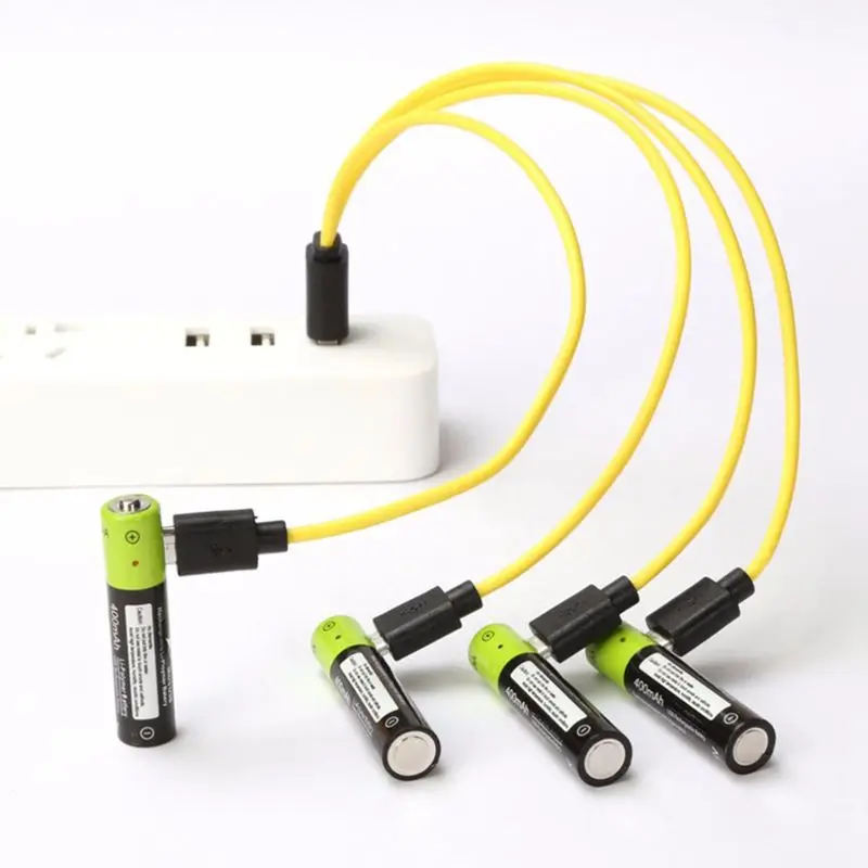 

Znter 7-Battery Rechargeable Battery 600mah Mirco USB 1.5v AAA Rechargeable Lithium Polymer Battery with Charging Cable