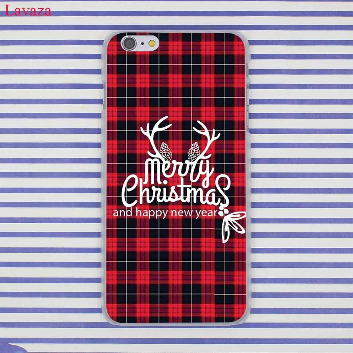 Чехол для телефона Lavaza happy new year merry Christmas Tree Snow Flakes для iPhone XR XS X 11 Pro Max 10 7 8 6 6S 5 5S SE 4S 4 - Цвет: 7