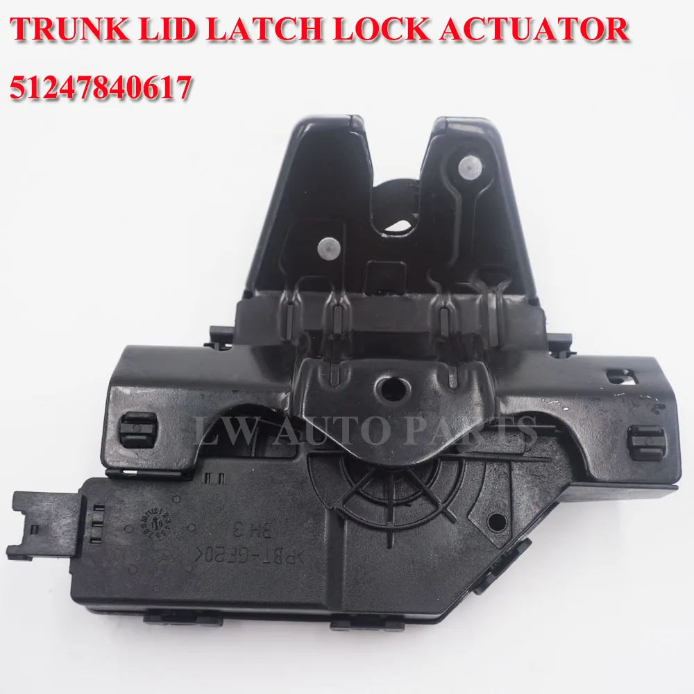 Luggage Rear Back Trunk Lid Latch Lock Actuator Tailgate Boot Mechanism