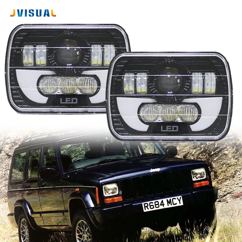 5x7 Inch Car Auto DRL Led headlamp 5x7 5x7 Inch Car Auto DRL Led headlamp 5x7