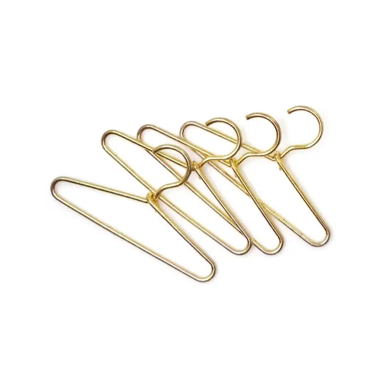 

Good Quality New 4Pcs 1:12 Miniature Dollhouse Clothing Hangers Bedroom Wardrobe Decor Doll House Accessories Gift