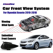 Liandlee Car Front View Logo Embedded Camera / Cigarette Lighter / 4.3