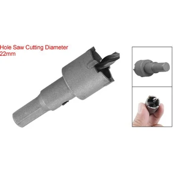 

22mm Diameter Steel Plate Cutting Alloy Drill Bit Hole Saw Drop Shipping