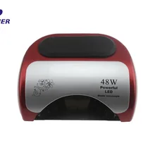 Горячая 48 Вт руки фототерапии Сушилка для ногтей машина УФ-лампы для Гели для ногтей Польский Дизайн ногтей с 10 s 30 s 60 s таймер