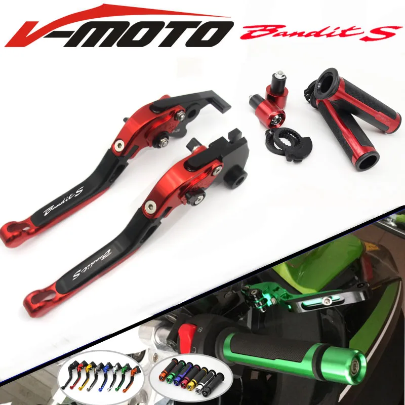 

New Combo CNC handle sets+Foldable Adjustable Brake Clutch Lever For SUZUKI GSF 1250F BANDIT GSF 1200 GSX 1400 GSF1200 GSF1250F