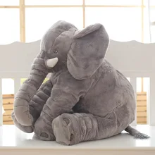40/60 CM Elefante De Pelúcia Travesseiro Do Bebê Macios Bonecos De Pelúcia Para Dormir Animais Brinquedos de Pelúcia Crianças Playmate para As Crianças presente