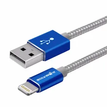 BlitzWolf Real New MFI Certified 3.33ft/1m Braided Charger USB Data Cable For iPhone 6 6S 6 Plus 6s Plus 5 5S 5C USB Cables