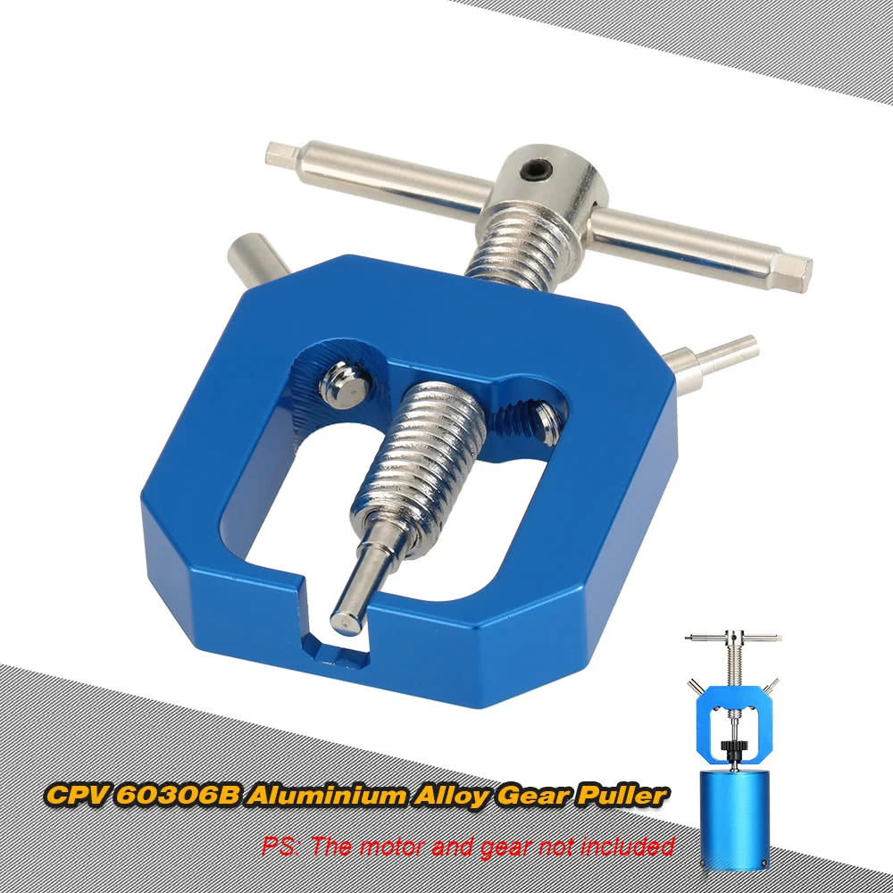 

Blue Gear Bearing Puller Extractor Tool Full Metal Motor Aluminum Alloy 56 Mm For 1/10 HSP HPI Truck Remote Control Car