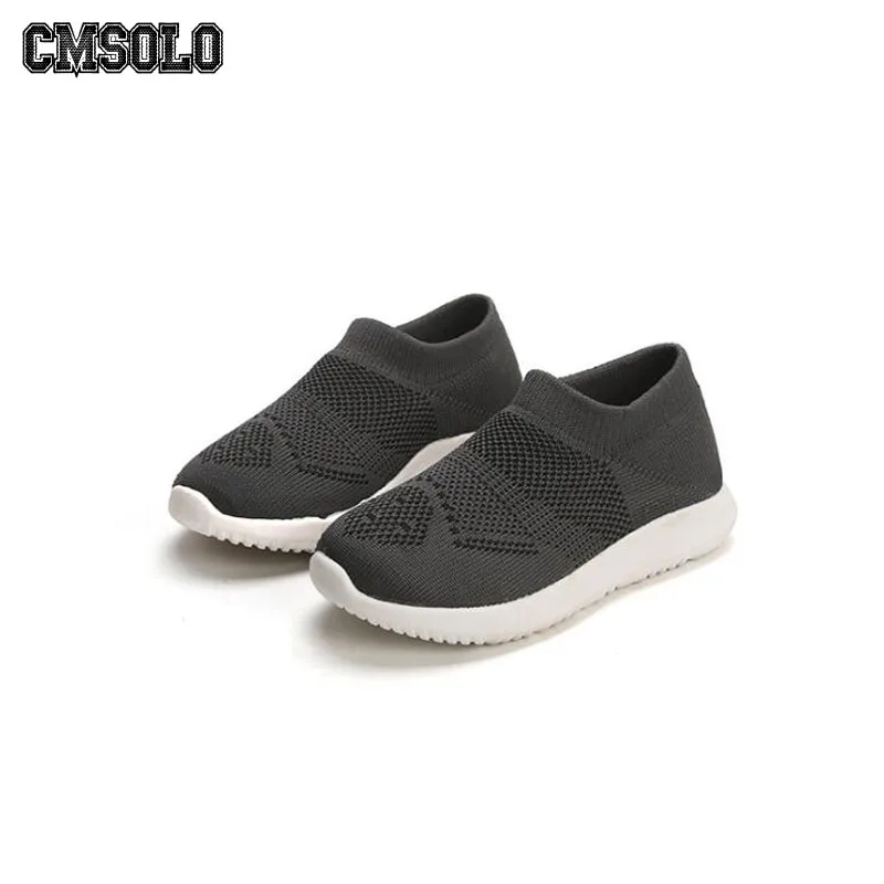 

CMSOLO Casual Shoes Boys Girls Soft Sports 2019 Spring Kids New Children's Shoes Comfortable Knitted Non-slip Fashion Sneakers