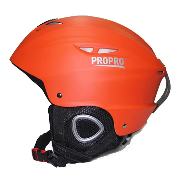 Propro Мужские Женские полузакрытые лыжные шлемы для спорта на открытом воздухе цельно формованные сноуборд скейтборд катание лыжный шлем VK035 - Цвет: Orange Red