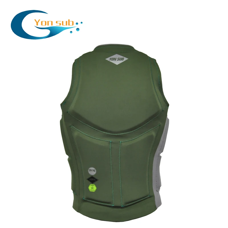 تصفح كاياك سترة نجاة الكبار الغوص سترة المياه معدات التزلج الرجال المضادة للاصطدام الحياة سترات للسباحة القوارب