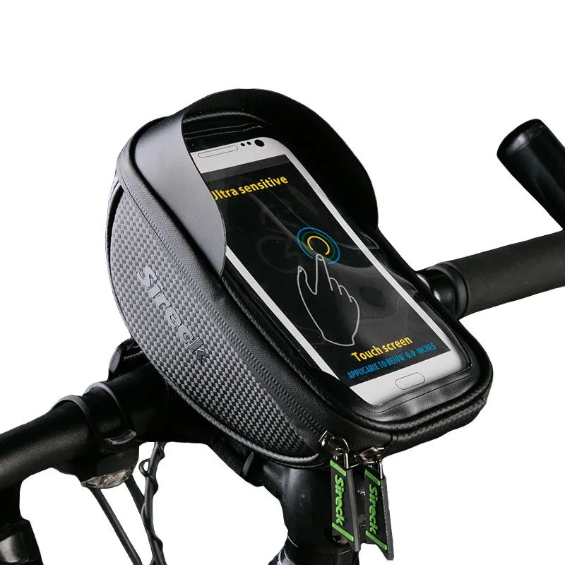 Sireck 6,0 дюймов водонепроницаемый дорожный Mtb велосипедный держатель для телефона, крепление на руль велосипеда, умный держатель для мобильного телефона, велосипедная gps подставка, поддержка - Цвет: S010-4BK