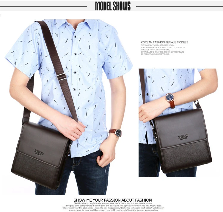 New Arrived POLO Mens Messenger Bag Handbag Brand Business Briefcase ...