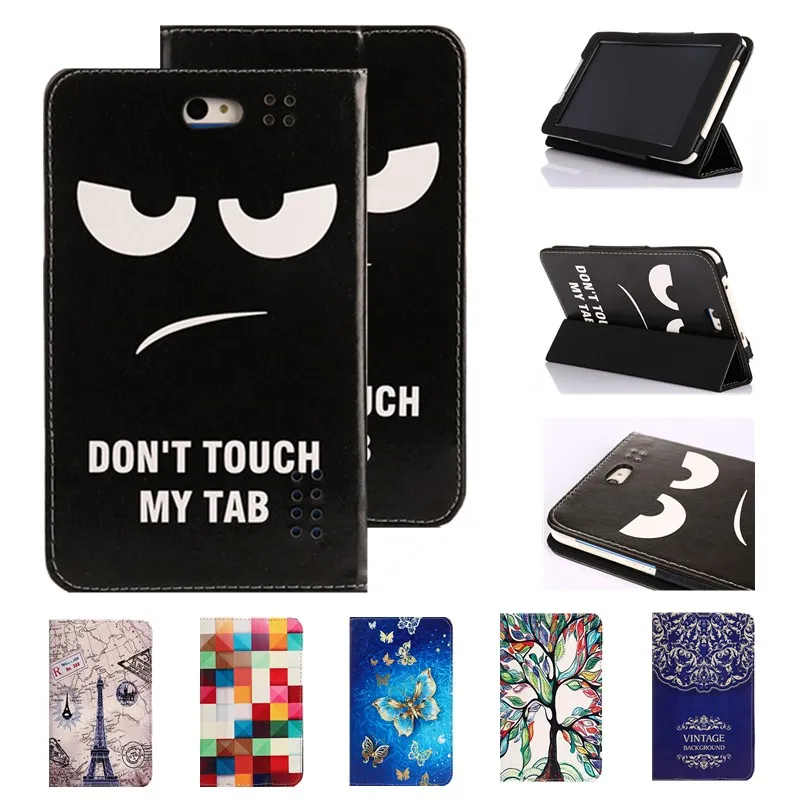 HISTERS tri-складной Печатный чехол для DEXP Ursus S570 S470 S370 N169 S169 микс 3g 7 дюймов планшет из искусственной кожи Магнитный чехол