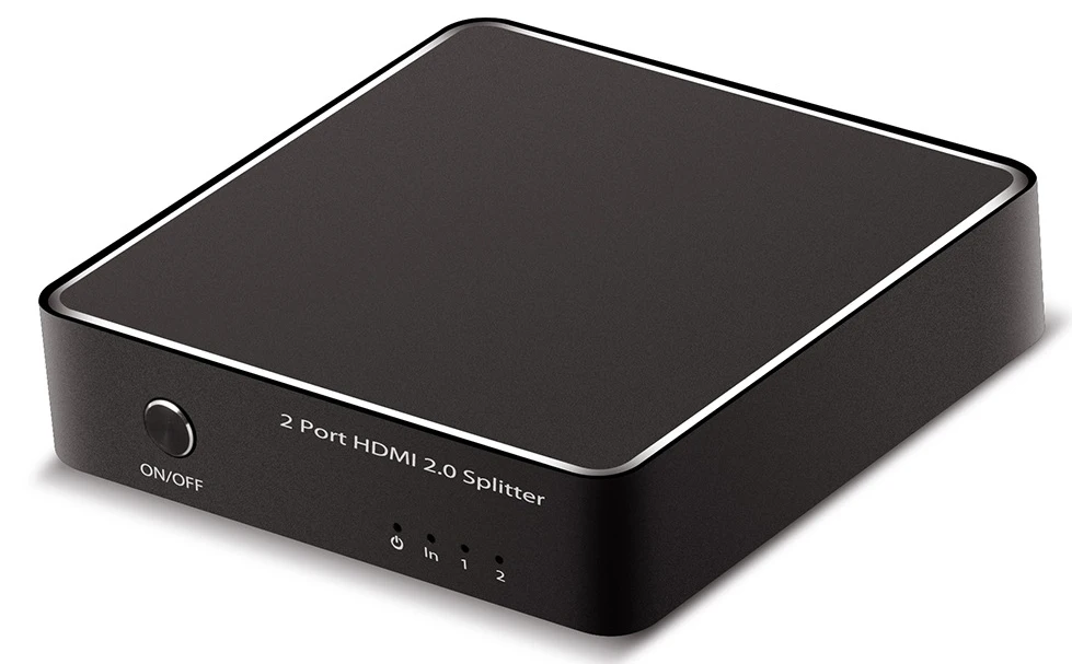 4k HDMI 2 0 Splitter 1x2 Distribution Amplifier Ver 2 0 Certified for 4k x 2K