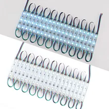 DC 12 V 5050 3 светодиодный модуль 5050 RGB светодиодный модуль IP65 Водонепроницаемый 3 светодиодный s/за штуку для рекламы подсветка 20 шт./лот