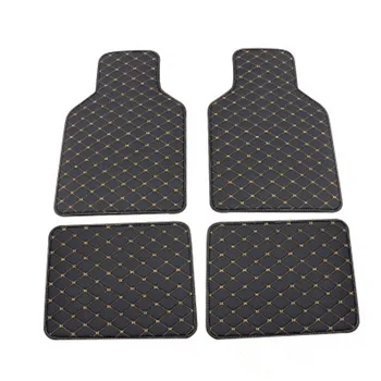 

Customized Car Floor Mats Pvc Leather Waterproof Foot Mat Fit For Peugeot