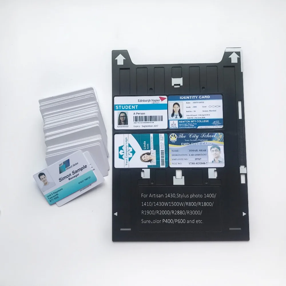 20 teile/los Inkjet PVC ID Card Tray für Epson SureColor P20 Within Pvc Id Card Template 20 teile/los Inkjet PVC ID Card Tray für Epson SureColor P20 Within Pvc Id Card Template