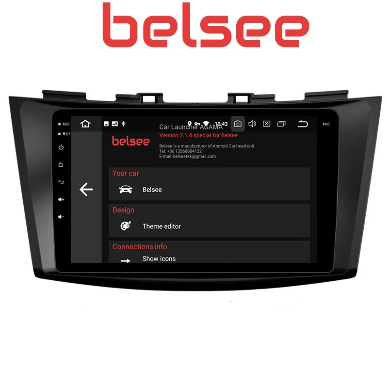 Perfect Belsee Android 8.0 Car Stereo  GPS Navi Radio Multimedia Stereo Head Unit for Suzuki Swift Ertiga 2011 2012 2013 2014 2015 2016 2